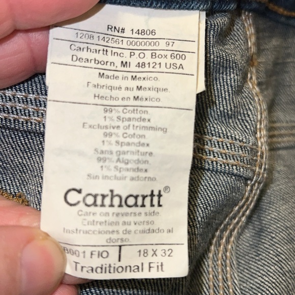 Carhartt Bootcut Jeans 18 - Picture 8 of 10